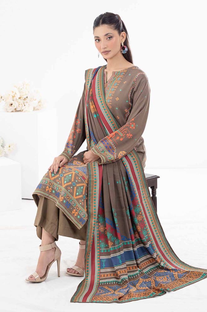 Gul Ahmed | Winter Collection 24 | Suit WNS-32174 A by Gul Ahmed - Designer Dress - Type: Ladies Clothes - Available at Libayah - 100% Original