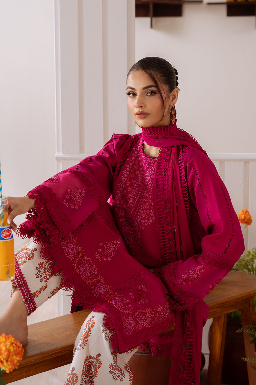 Saira Rizwan | Laanem Summer Lawn 25 | ZAFIRA-B-SRL25-03 by Saira Rizwan - Designer Dress - Type: Ladies Clothes - Available at Libayah - 100% Original