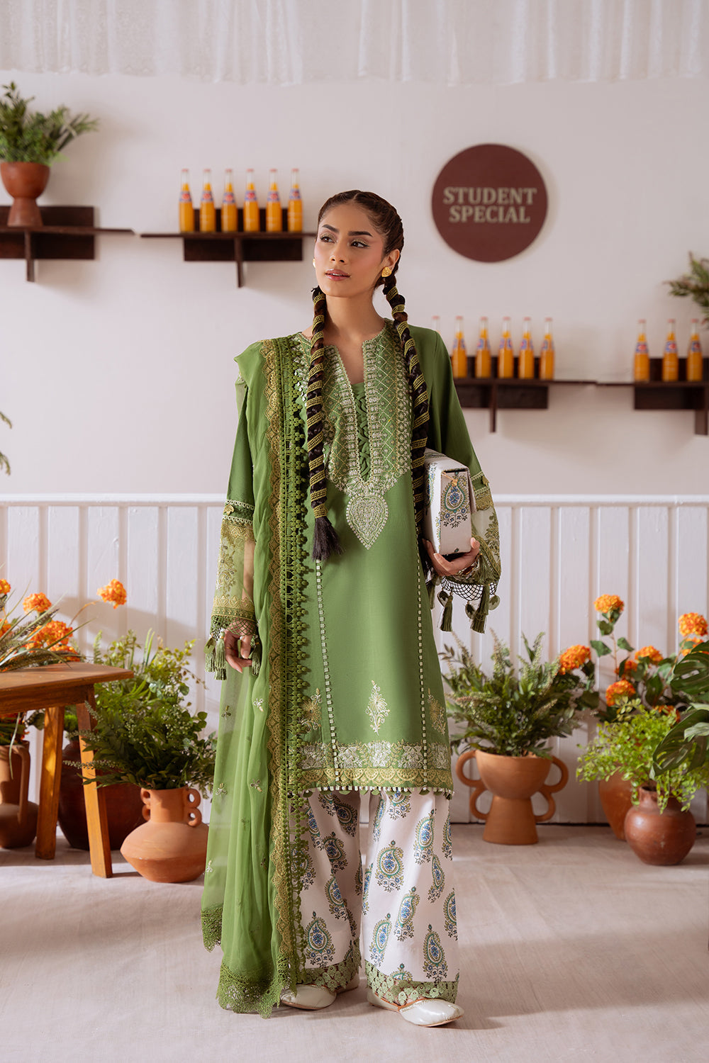 Saira Rizwan | Laanem Summer Lawn 25 | ZAFIRA-A-SRL25-03 by Saira Rizwan - Designer Dress - Type: Ladies Clothes - Available at Libayah - 100% Original
