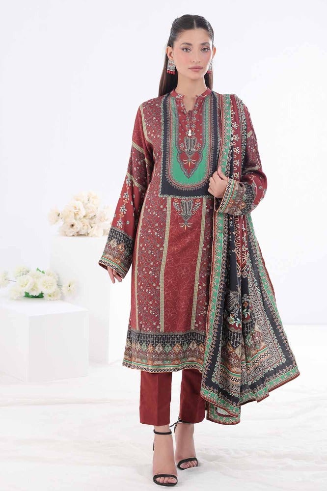Gul Ahmed | Winter Collection 24 | Suit WNS-32249 A by Gul Ahmed - Designer Dress - Type: Ladies Clothes - Available at Libayah - 100% Original
