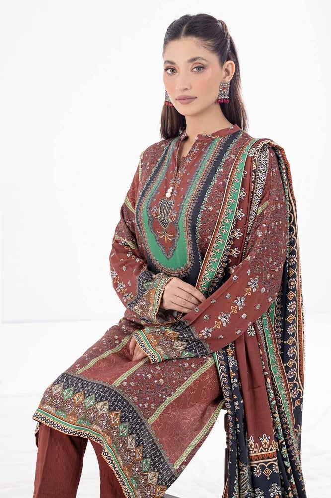 Gul Ahmed | Winter Collection 24 | Suit WNS-32249 A by Gul Ahmed - Designer Dress - Type: Ladies Clothes - Available at Libayah - 100% Original