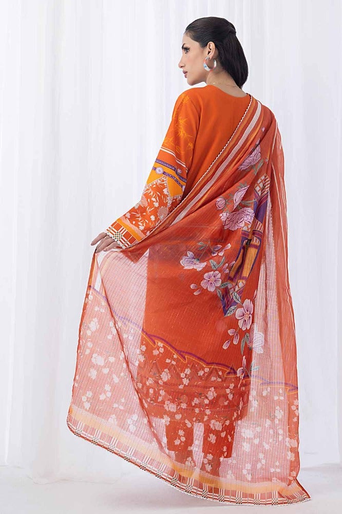 Gul Ahmed | Winter Collection 24 | Zari Stripe Dupatta WRF-32010 by Gul Ahmed - Designer Dress - Type: Ladies Clothes - Available at Libayah - 100% Original