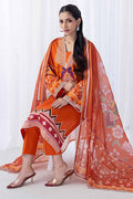 Gul Ahmed | Winter Collection 24 | Zari Stripe Dupatta WRF-32010 by Gul Ahmed - Designer Dress - Type: Ladies Clothes - Available at Libayah - 100% Original