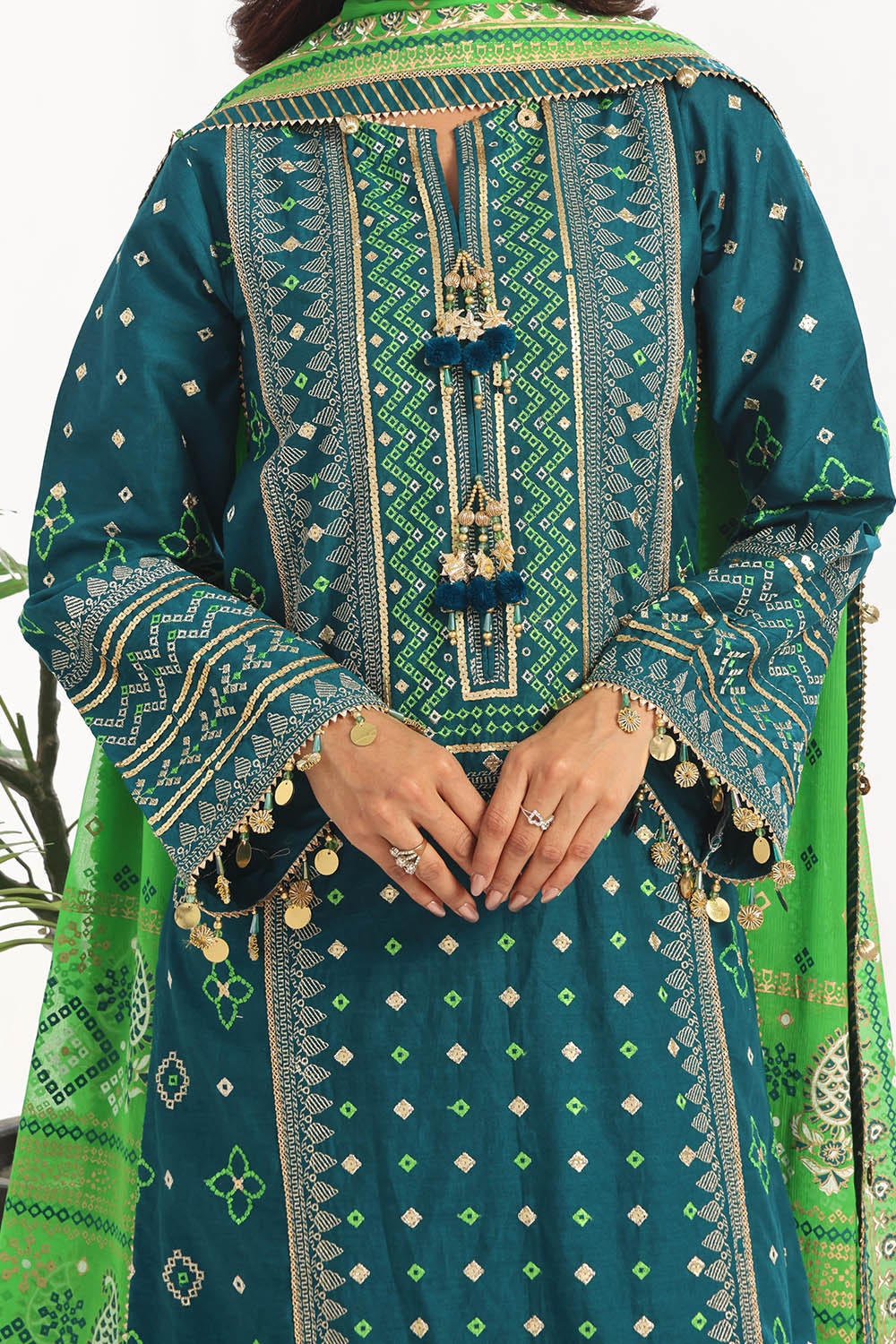 Gul Ahmed | Chunri Lawn 25 | BM-52025 by Gul Ahmed - Designer Dress - Type: Ladies Clothes - Available at Libayah - 100% Original
