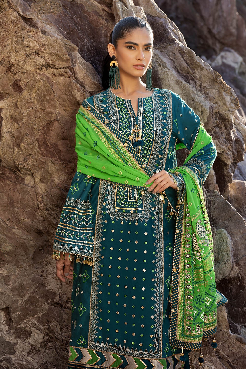 Gul Ahmed | Chunri Lawn 25 | BM-52025 by Gul Ahmed - Designer Dress - Type: Ladies Clothes - Available at Libayah - 100% Original