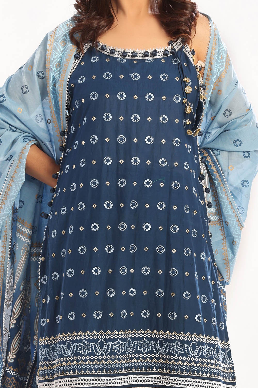 Gul Ahmed | Chunri Lawn 25 | CL-52444 by Gul Ahmed - Designer Dress - Type: Ladies Clothes - Available at Libayah - 100% Original