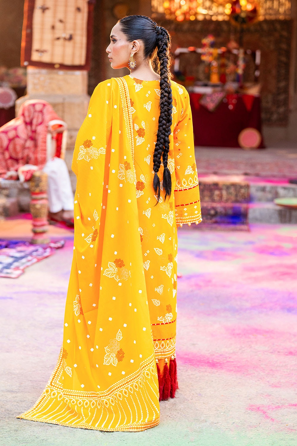 Gul Ahmed | Chunri Lawn 25 | CL-52177 A by Gul Ahmed - Designer Dress - Type: Ladies Clothes - Available at Libayah - 100% Original