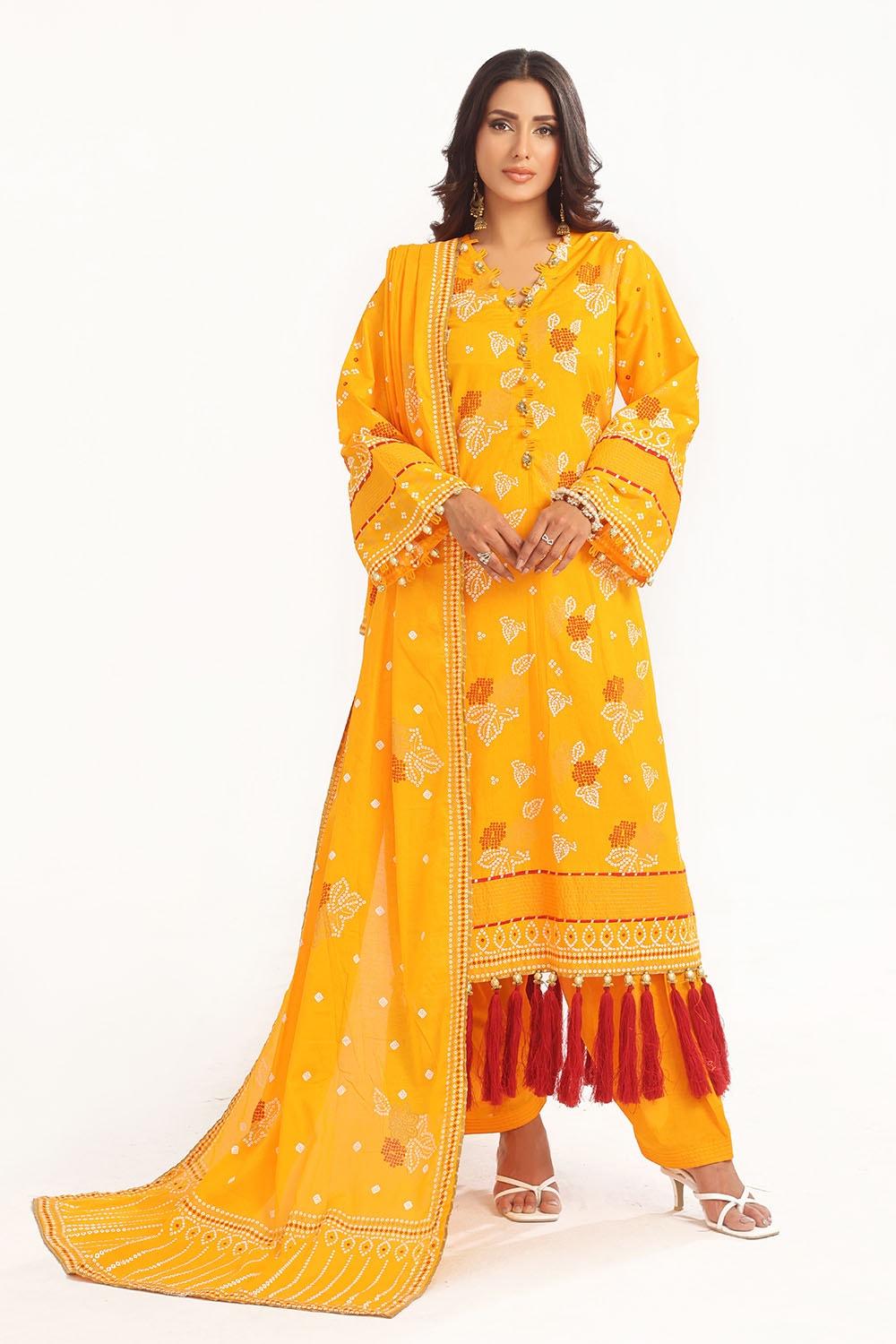 Gul Ahmed | Chunri Lawn 25 | CL-52177 A by Gul Ahmed - Designer Dress - Type: Ladies Clothes - Available at Libayah - 100% Original