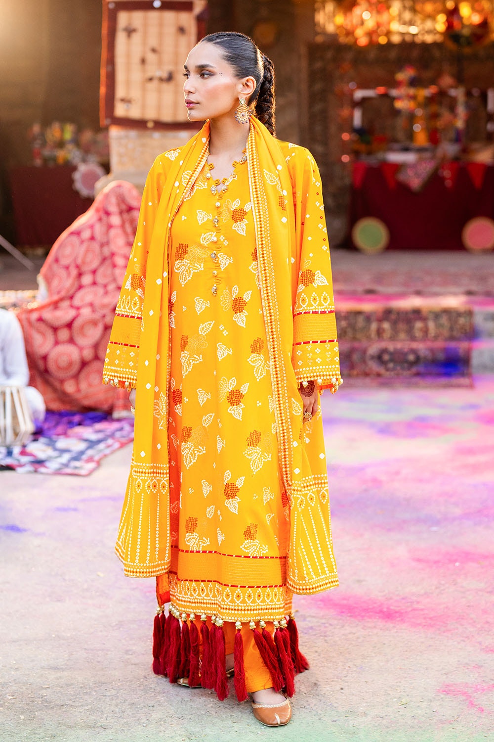 Gul Ahmed | Chunri Lawn 25 | CL-52177 A by Gul Ahmed - Designer Dress - Type: Ladies Clothes - Available at Libayah - 100% Original