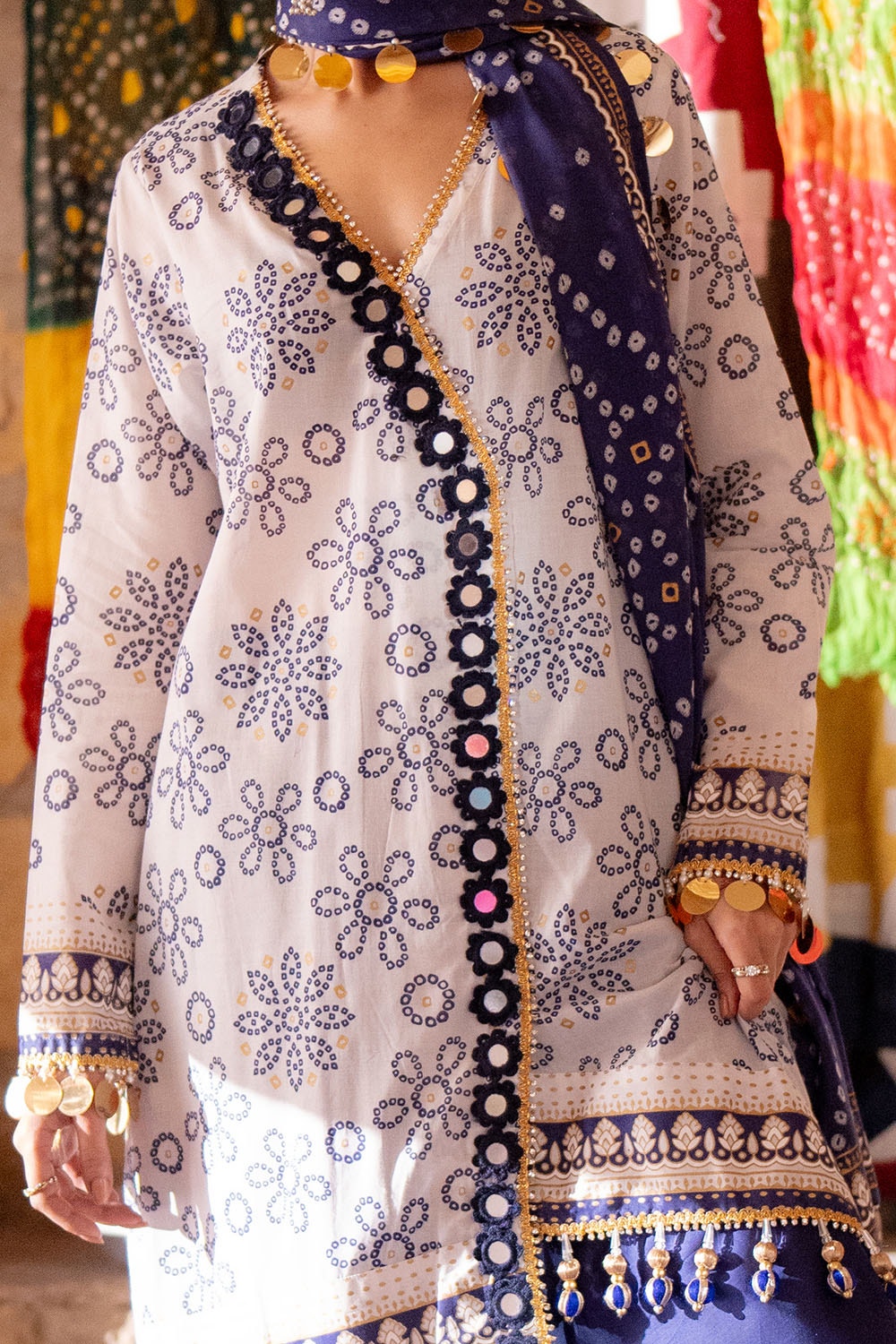 Gul Ahmed | Chunri Lawn 25 | CL-52411 B by Gul Ahmed - Designer Dress - Type: Ladies Clothes - Available at Libayah - 100% Original