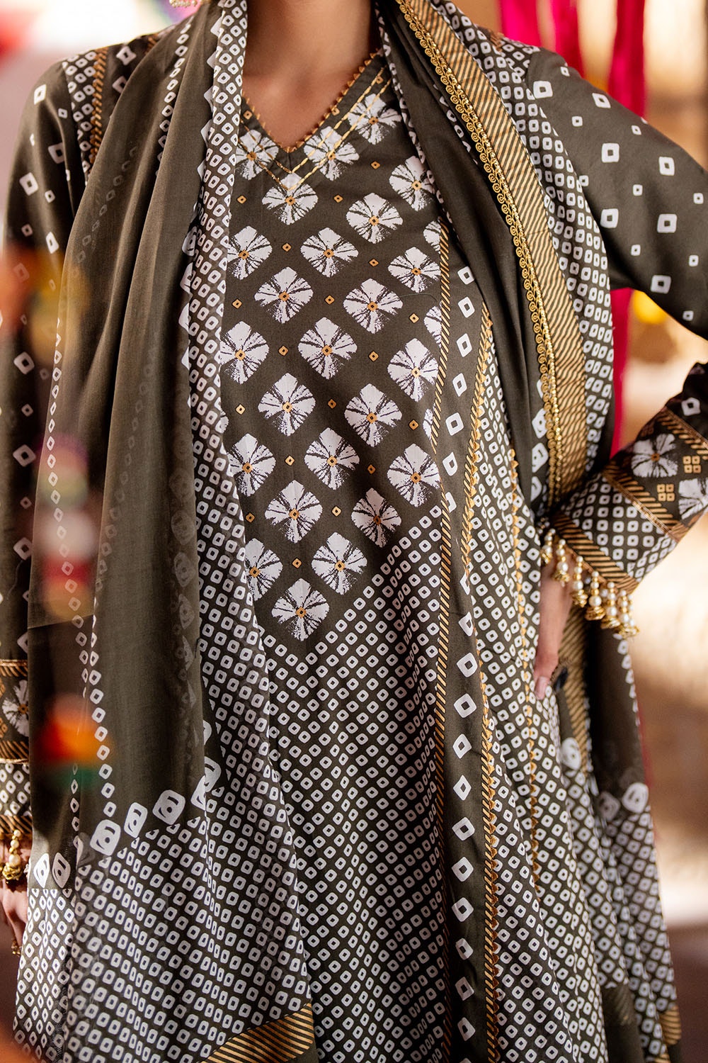 Gul Ahmed | Chunri Lawn 25 | CL-52401 B by Gul Ahmed - Designer Dress - Type: Ladies Clothes - Available at Libayah - 100% Original