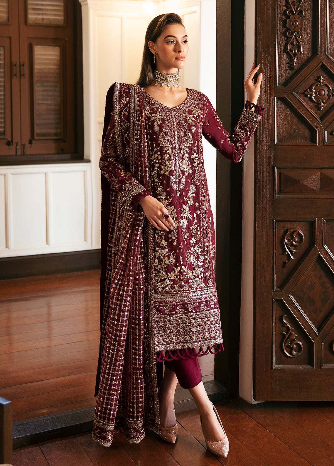 Gulaal | Luxury Pret | VALENTINA (GL-LP-24V1-20) by Gulaal - Designer Dress - Type: Ladies Clothes - Available at Libayah - 100% Original