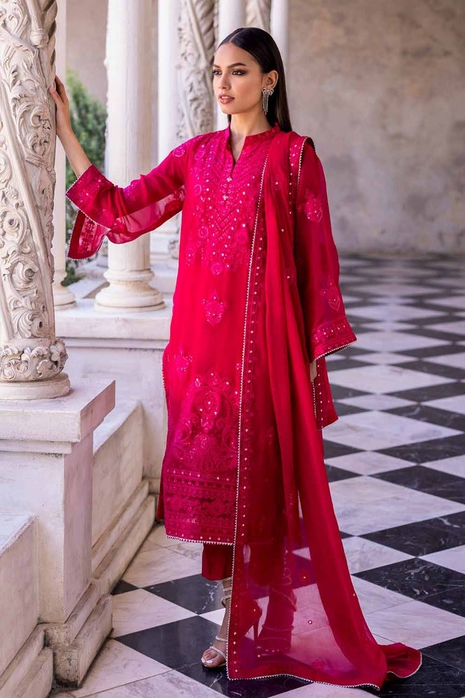 Gul Ahmed | Eid Collection | FE-42047 by Gul Ahmed - Designer Dress - Type: Ladies Clothes - Available at Libayah - 100% Original