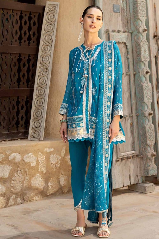 Gul Ahmed | Eid Collection | FE-42049 by Gul Ahmed - Designer Dress - Type: Ladies Clothes - Available at Libayah - 100% Original