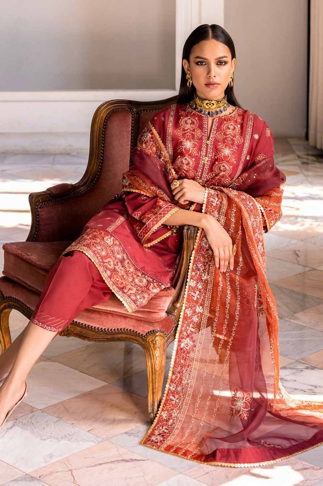 Gul Ahmed | Eid Collection | FE-42054 by Gul Ahmed - Designer Dress - Type: Ladies Clothes - Available at Libayah - 100% Original