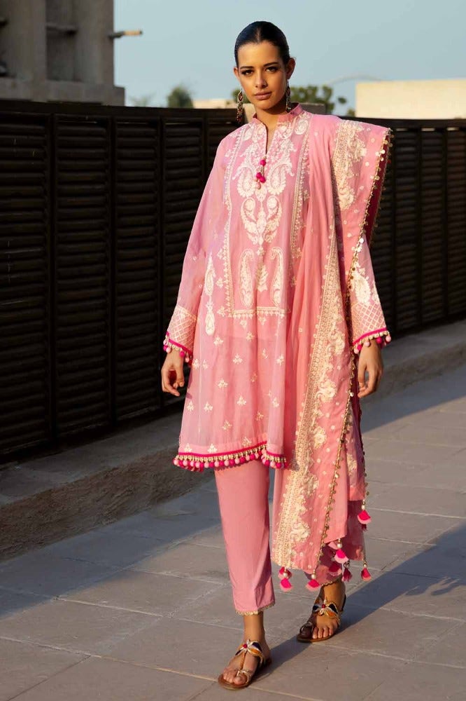 Gul Ahmed | Eid Collection |FE-42017 by Gul Ahmed - Designer Dress - Type: Ladies Clothes - Available at Libayah - 100% Original