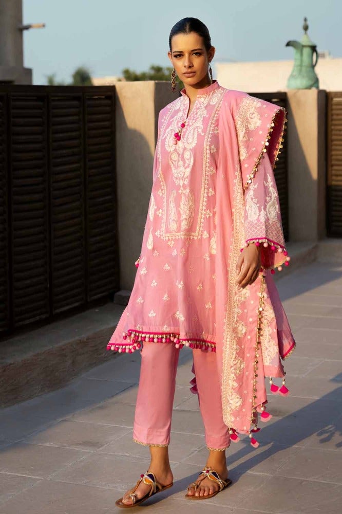 Gul Ahmed | Eid Collection |FE-42017 by Gul Ahmed - Designer Dress - Type: Ladies Clothes - Available at Libayah - 100% Original