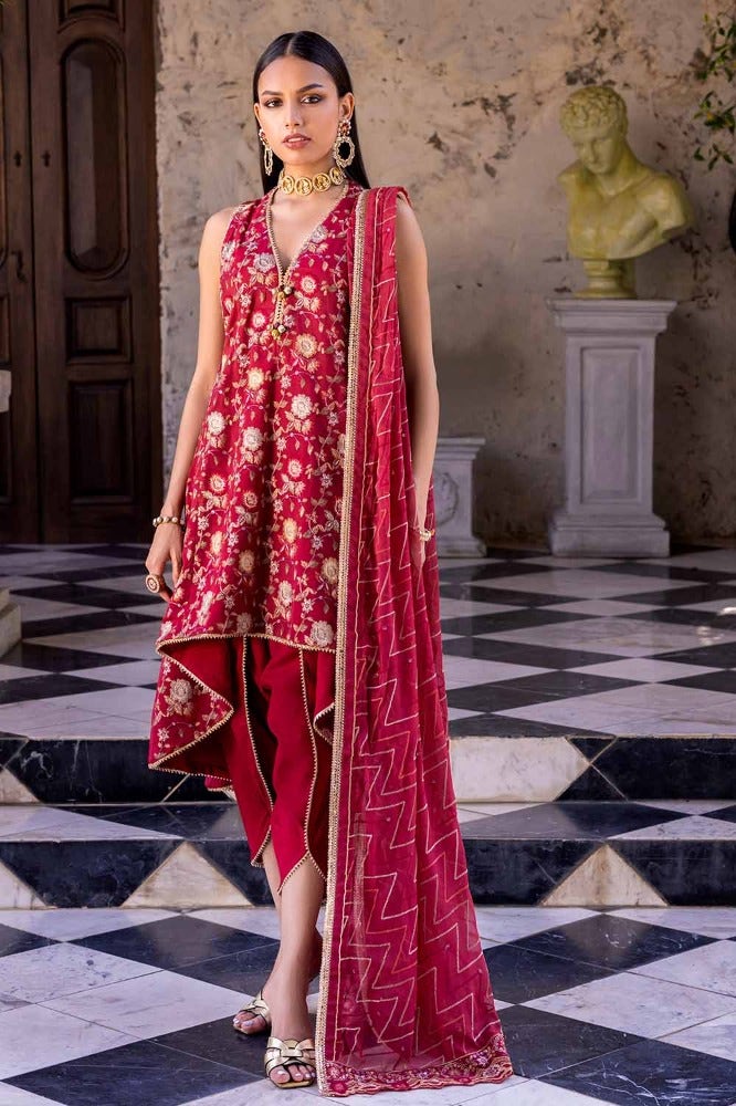 Gul Ahmed | Eid Collection | FE-42035 by Gul Ahmed - Designer Dress - Type: Ladies Clothes - Available at Libayah - 100% Original