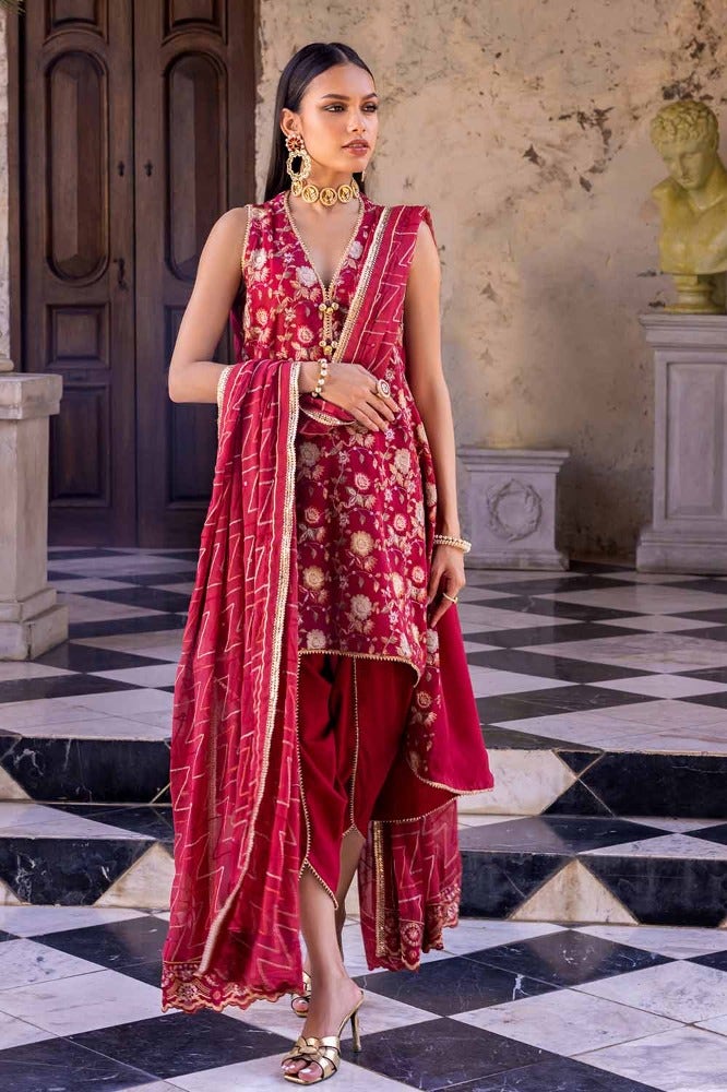 Gul Ahmed | Eid Collection | FE-42035 by Gul Ahmed - Designer Dress - Type: Ladies Clothes - Available at Libayah - 100% Original