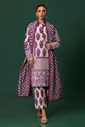 Sana Safinaz | Mahay Winter 24 | H243-009A-3CQ by Sana Safinaz - Designer Dress - Type: Luxury - Available at Libayah - 100% Original