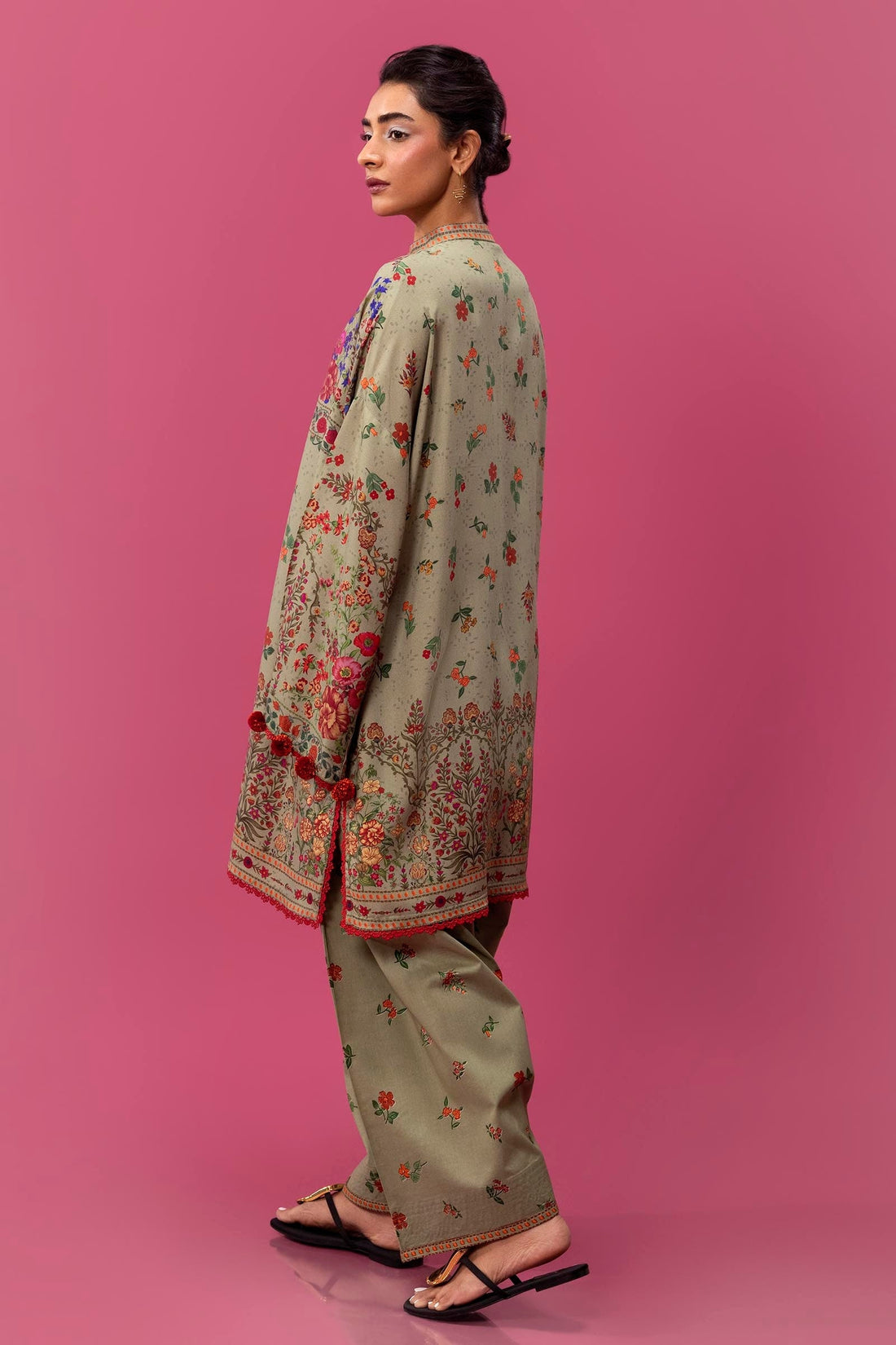 Sana Safinaz | Mahay Winter 24 | H243-011B-2C by Sana Safinaz - Designer Dress - Type: Luxury - Available at Libayah - 100% Original