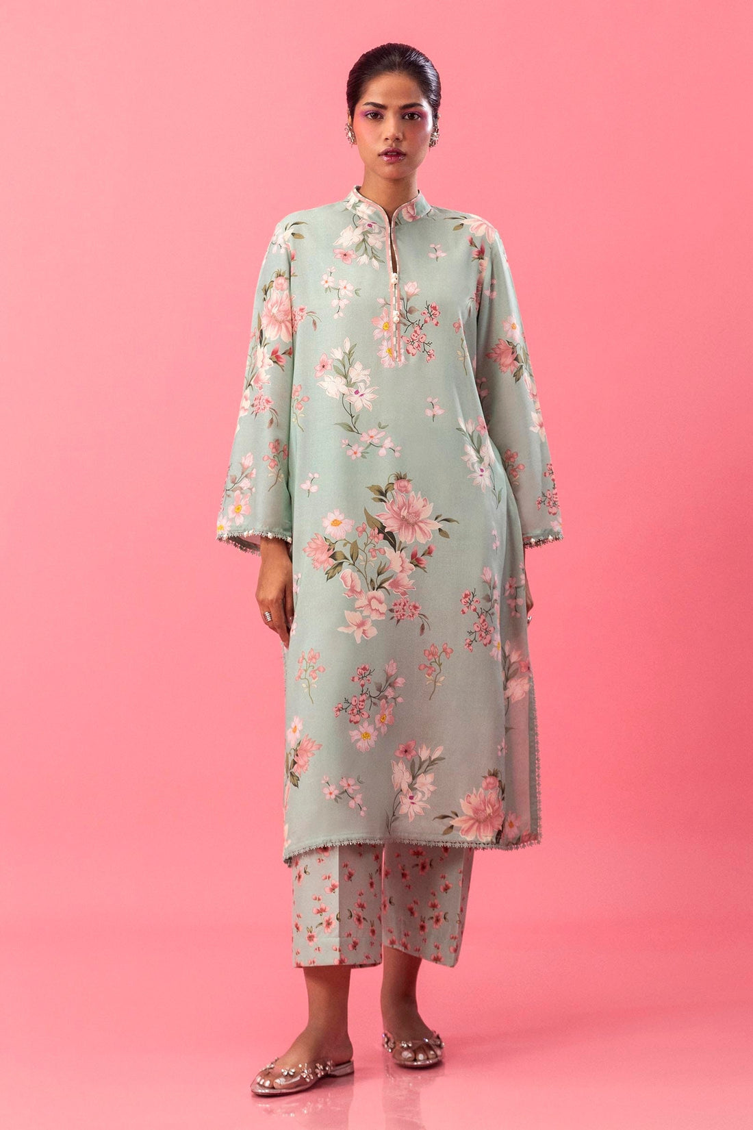 Sana Safinaz | Mahay Winter 24 | H243-013A-2AC by Sana Safinaz - Designer Dress - Type: Luxury - Available at Libayah - 100% Original