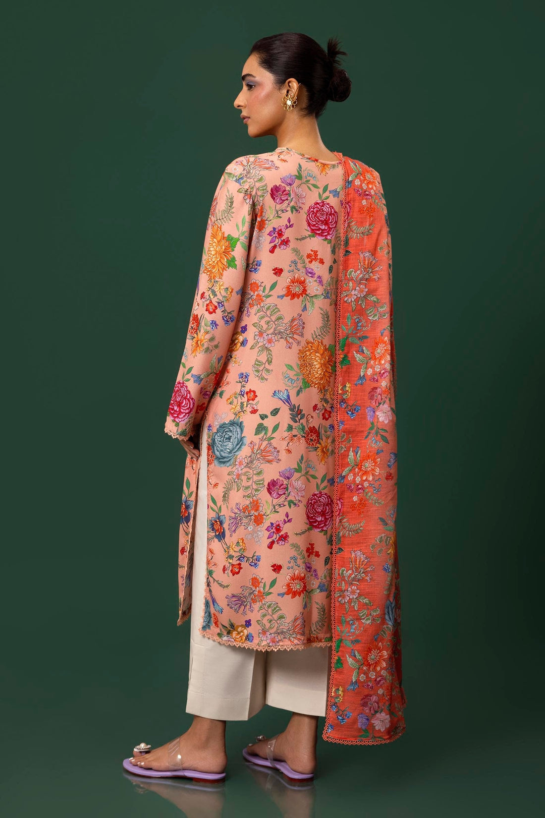 Sana Safinaz | Mahay Winter 24 | H243-015B-2BQ by Sana Safinaz - Designer Dress - Type: Luxury - Available at Libayah - 100% Original