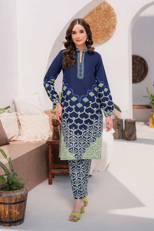 Hana | Floral Fiesta 24 | Blue Flora by Hana - Designer Dress - Type: Ladies Clothes - Available at Libayah - 100% Original