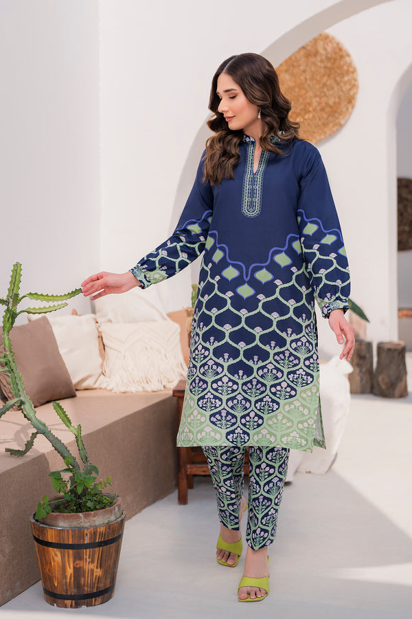 Hana | Floral Fiesta 24 | Blue Flora by Hana - Designer Dress - Type: Ladies Clothes - Available at Libayah - 100% Original