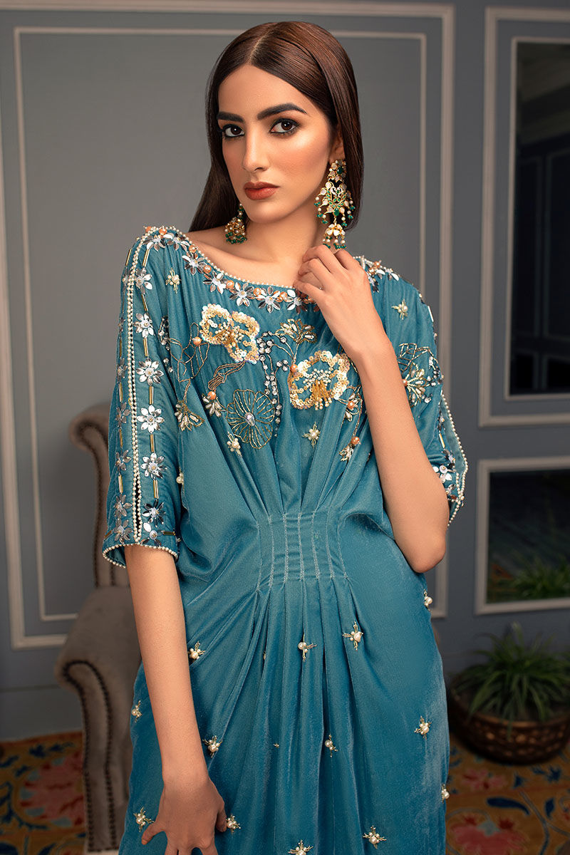 Haute Form | Luxury Pret | SAPPHIRE by Haute Form - Designer Dress - Type: Ladies Clothes - Available at Libayah - 100% Original