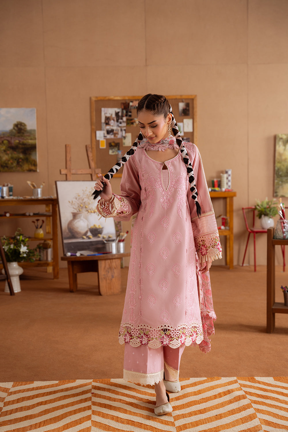 Saira Rizwan | Laanem Summer Lawn 25 | LEYLA-B-SRL25-04 by Saira Rizwan - Designer Dress - Type: Ladies Clothes - Available at Libayah - 100% Original