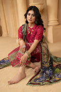Hemstitch | Summer Luxury Lawn 24 | Scarlet Red by Hemstitch - Designer Dress - Type: Ladies Clothes - Available at Libayah - 100% Original