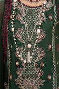 Hemstitch | Summer Luxury Lawn 24 | Bottle Green by Hemstitch - Designer Dress - Type: Ladies Clothes - Available at Libayah - 100% Original