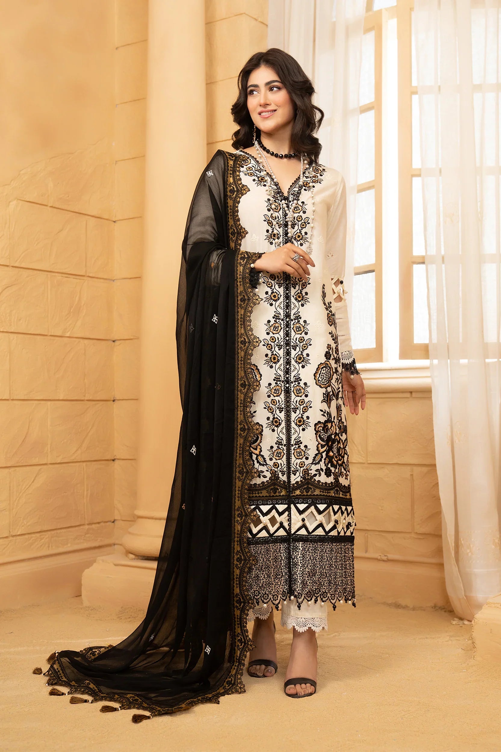 Hemstitch | Summer Luxury Lawn 24 | Prestige by Hemstitch - Designer Dress - Type: Ladies Clothes - Available at Libayah - 100% Original