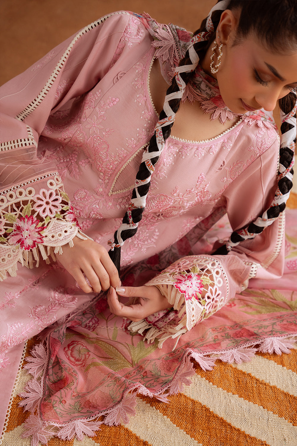 Saira Rizwan | Laanem Summer Lawn 25 | LEYLA-B-SRL25-04 by Saira Rizwan - Designer Dress - Type: Ladies Clothes - Available at Libayah - 100% Original