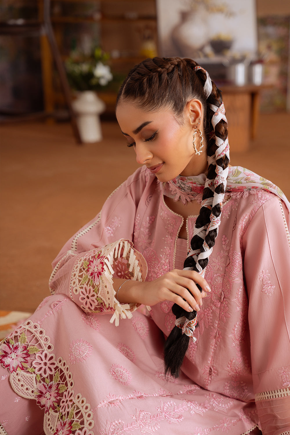 Saira Rizwan | Laanem Summer Lawn 25 | LEYLA-B-SRL25-04 by Saira Rizwan - Designer Dress - Type: Ladies Clothes - Available at Libayah - 100% Original