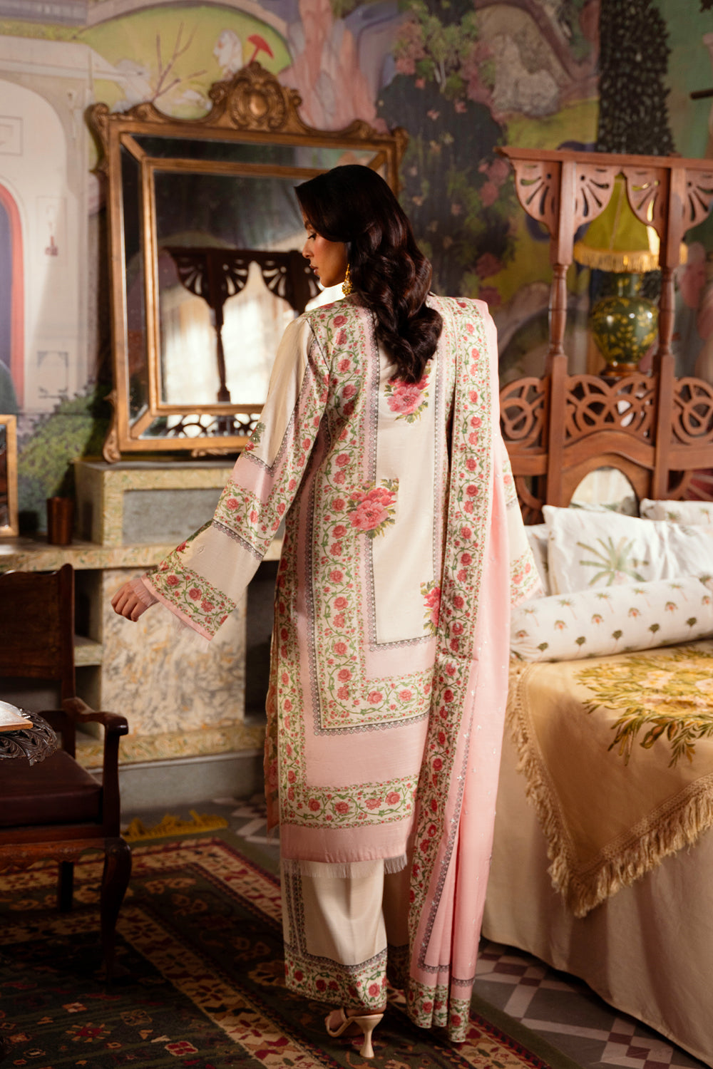 Saira Rizwan | Dahini Silk Pret | ADELIA -SRLP07-25 by Saira Rizwan - Designer Dress - Type: Ladies Clothes - Available at Libayah - 100% Original