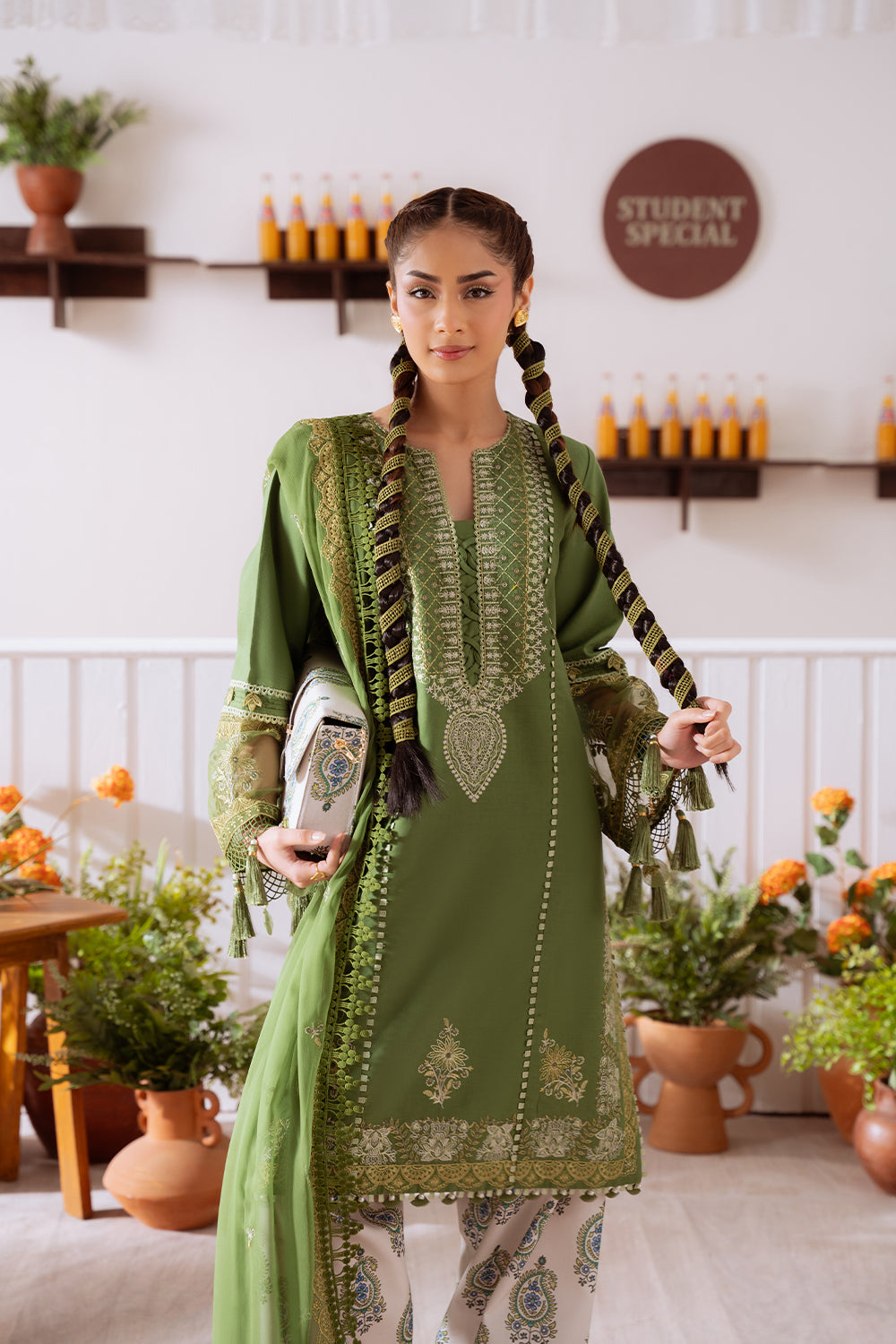 Saira Rizwan | Laanem Summer Lawn 25 | ZAFIRA-A-SRL25-03 by Saira Rizwan - Designer Dress - Type: Ladies Clothes - Available at Libayah - 100% Original
