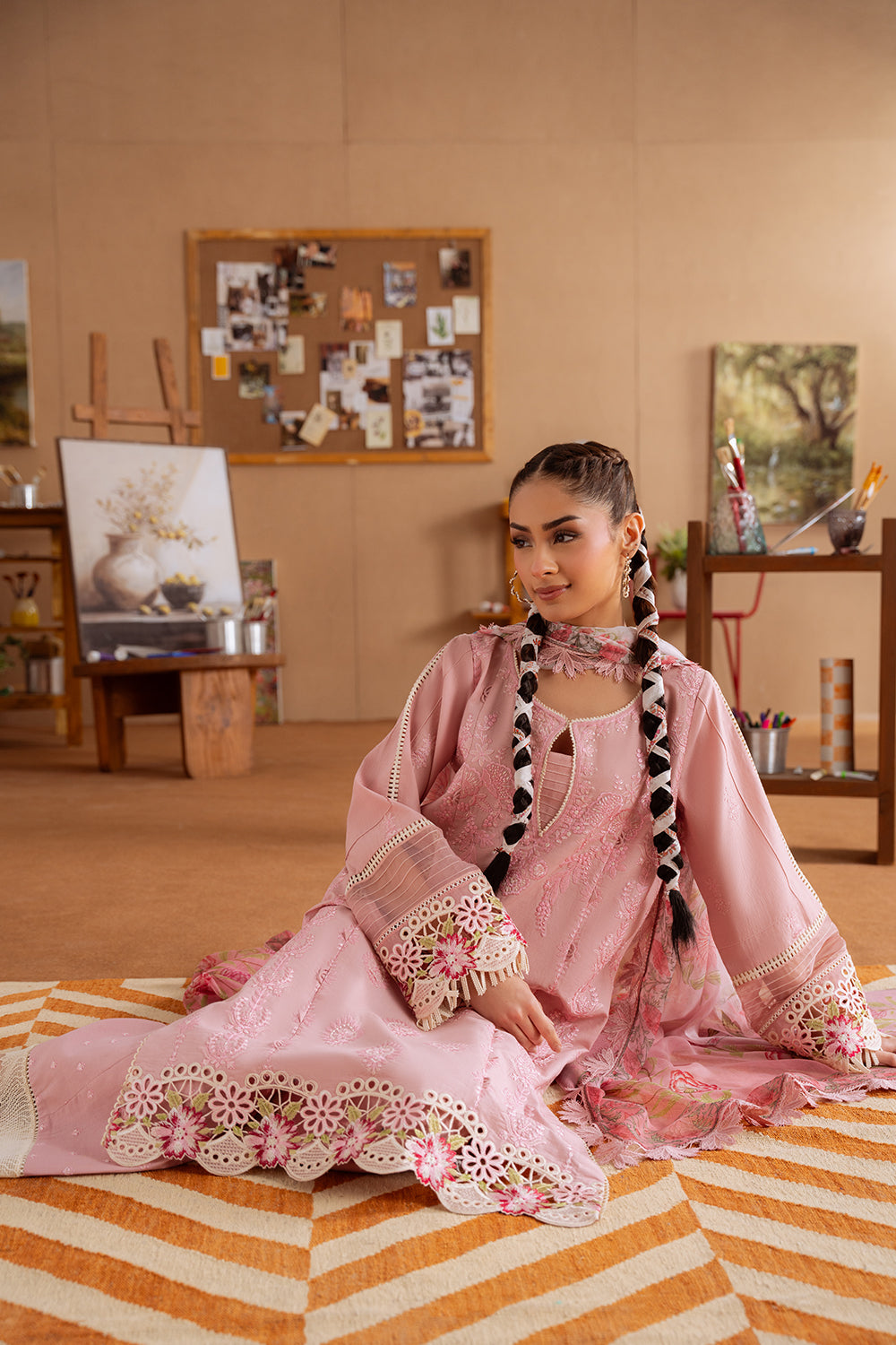 Saira Rizwan | Laanem Summer Lawn 25 | LEYLA-B-SRL25-04 by Saira Rizwan - Designer Dress - Type: Ladies Clothes - Available at Libayah - 100% Original