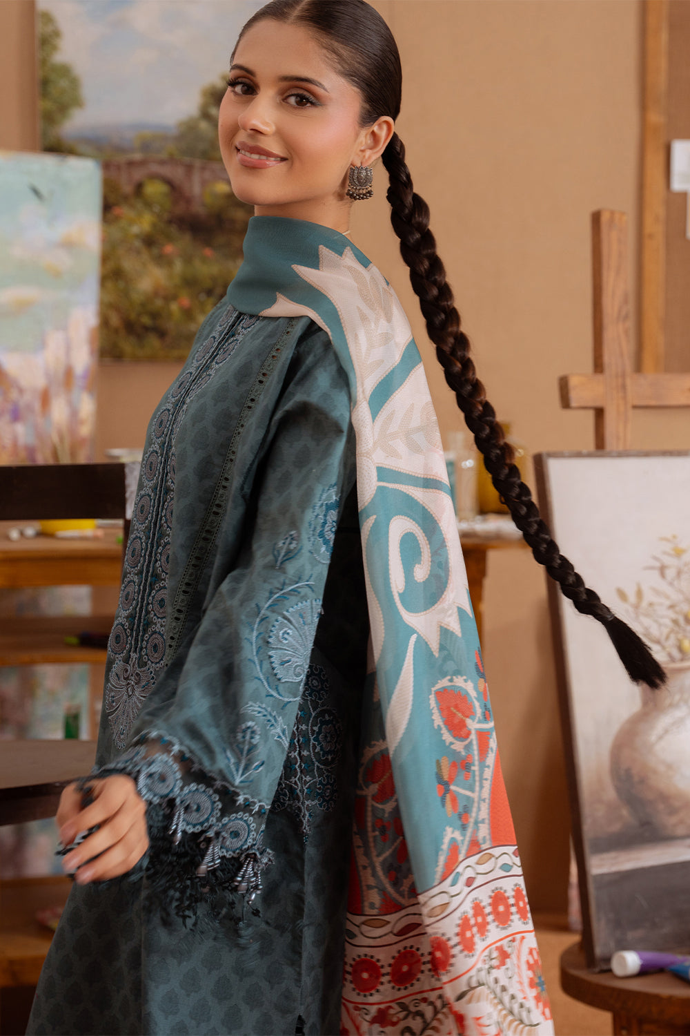 Saira Rizwan | Laanem Summer Lawn 25 | SEREN-B-SRL25-08 by Saira Rizwan - Designer Dress - Type: Ladies Clothes - Available at Libayah - 100% Original