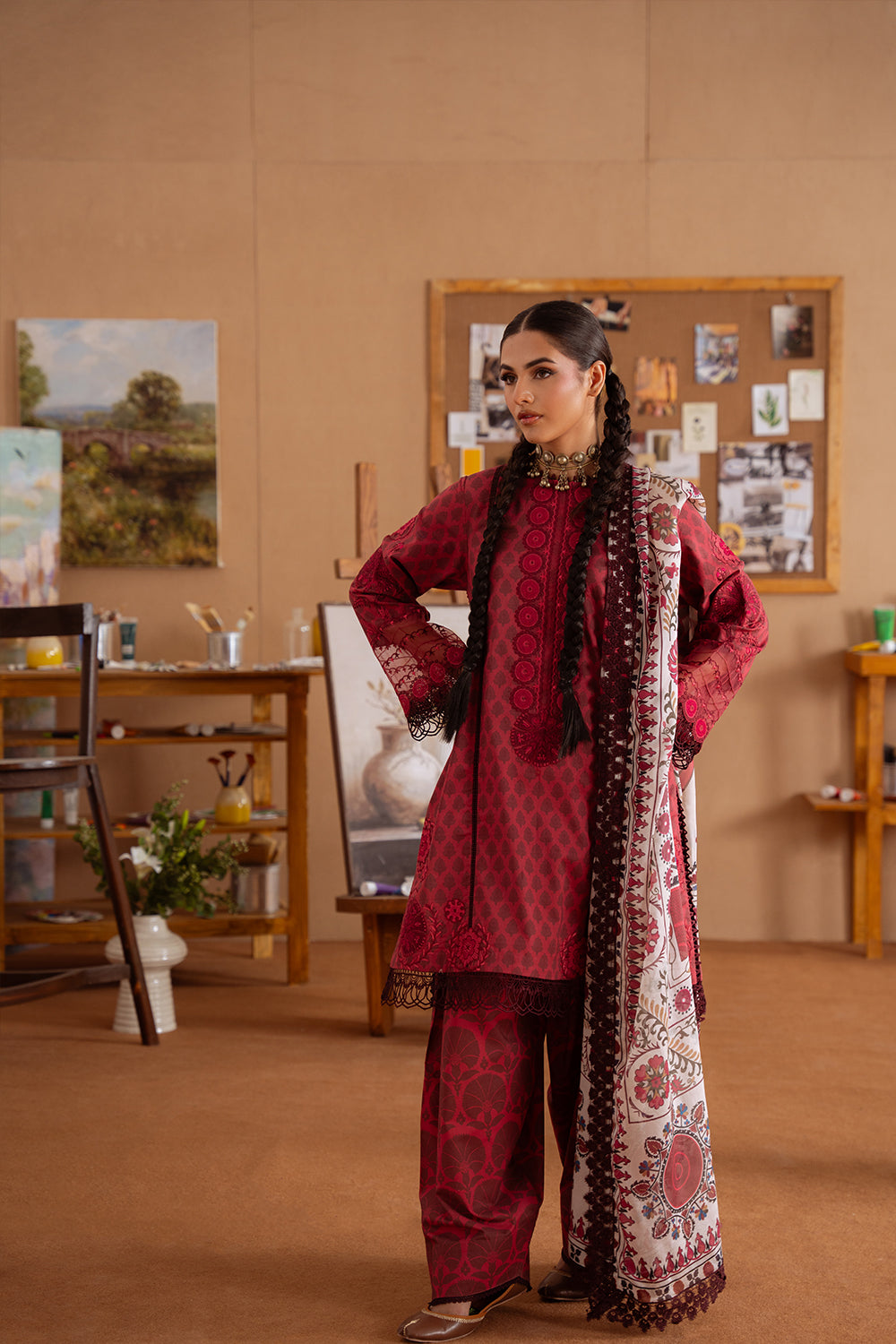 Saira Rizwan | Laanem Summer Lawn 25 | SEREN-A-SRL25-08 by Saira Rizwan - Designer Dress - Type: Ladies Clothes - Available at Libayah - 100% Original