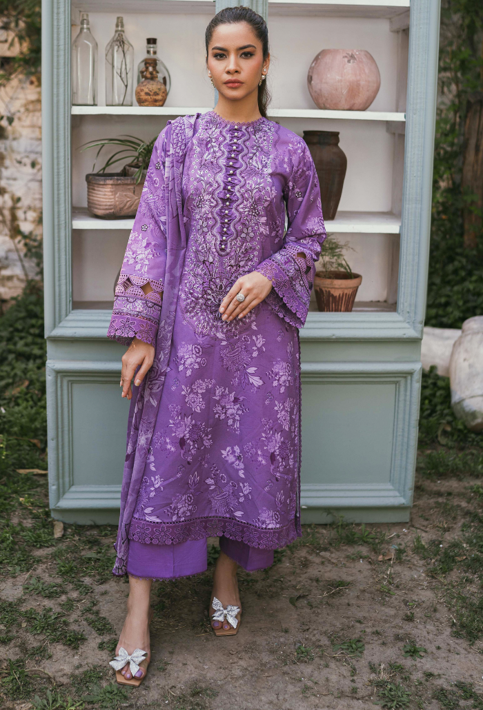 Humdum | Gardenia Lawn | D08 by HumDum - Designer Dress - Type: Ladies Clothes - Available at Libayah - 100% Original