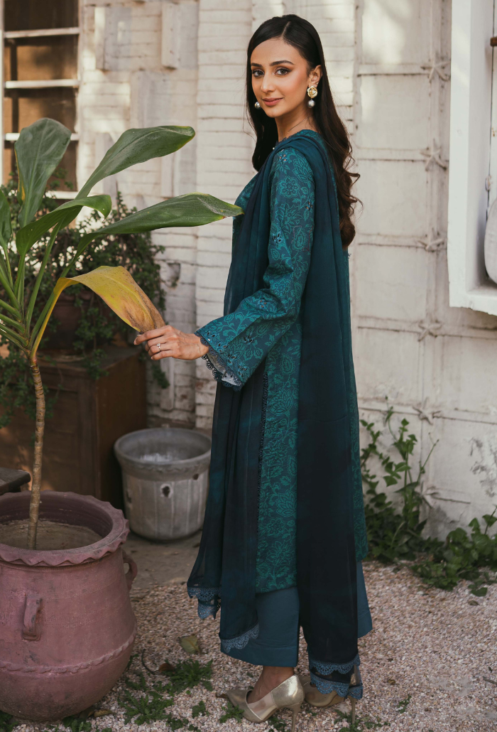Humdum | Gardenia Lawn | D01 by HumDum - Designer Dress - Type: Ladies Clothes - Available at Libayah - 100% Original