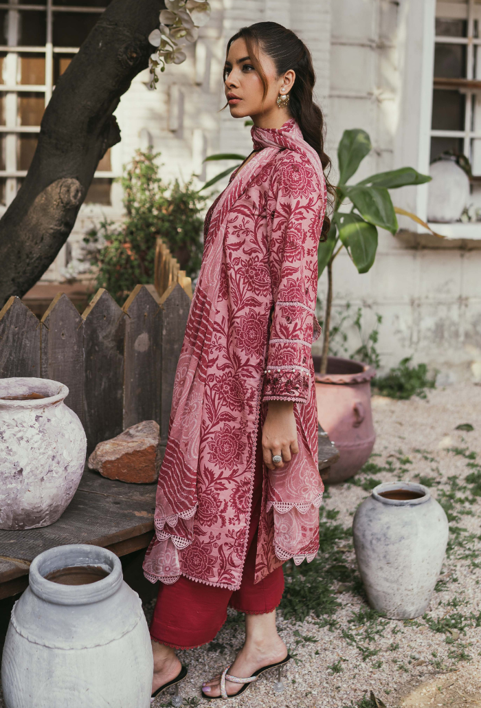 Humdum | Gardenia Lawn | D010 by HumDum - Designer Dress - Type: Ladies Clothes - Available at Libayah - 100% Original