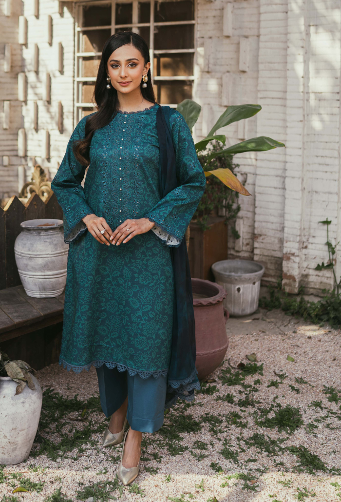 Humdum | Gardenia Lawn | D01 by HumDum - Designer Dress - Type: Ladies Clothes - Available at Libayah - 100% Original