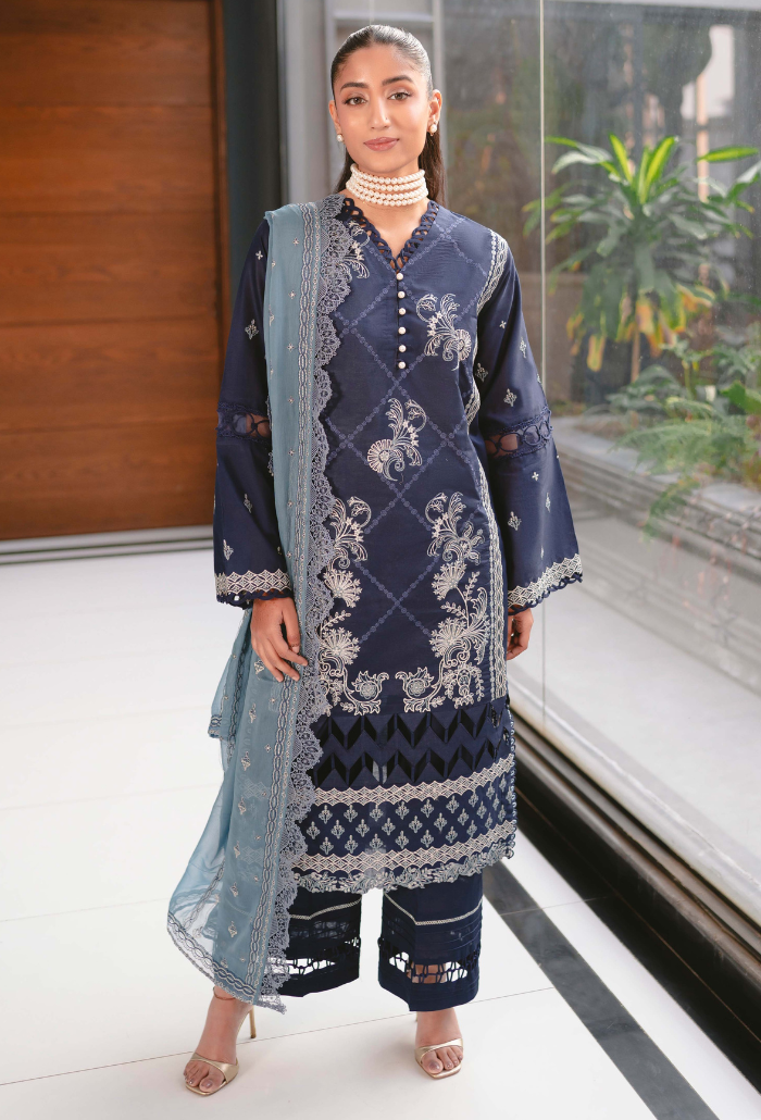 Humdum | Meraki Lawn 24 | d08 by HumDum - Designer Dress - Type: Ladies Clothes - Available at Libayah - 100% Original