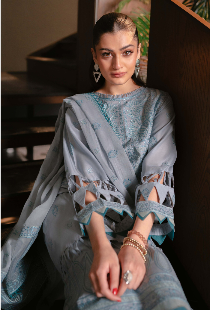 Humdum | Meraki Lawn 24 | d05 by HumDum - Designer Dress - Type: Ladies Clothes - Available at Libayah - 100% Original
