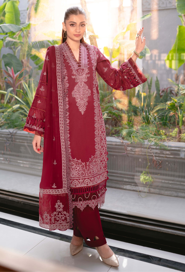 Humdum | Meraki Lawn 24 | d09 by HumDum - Designer Dress - Type: Ladies Clothes - Available at Libayah - 100% Original
