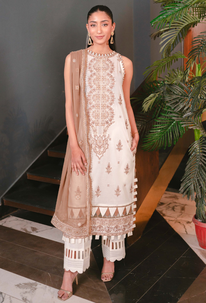 Humdum | Meraki Lawn 24 | d02 by Humdum - Designer Dress - Type: Ladies Clothes - Available at Libayah - 100% Original