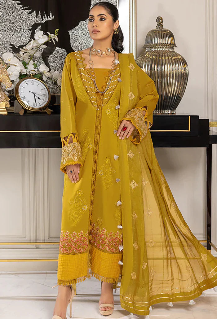 Humdum | Charlotte Chikankari Lawn | D03 by Humdum - Designer Dress - Type: Ladies Clothes - Available at Libayah - 100% Original